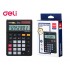 DELI ΑΡΙΘΜΟΜΗΧΑΝΗ 12 ΨΗΦΙΩΝ 14.9x10.4x2.6cm SMART ΜΑΥΡΗ